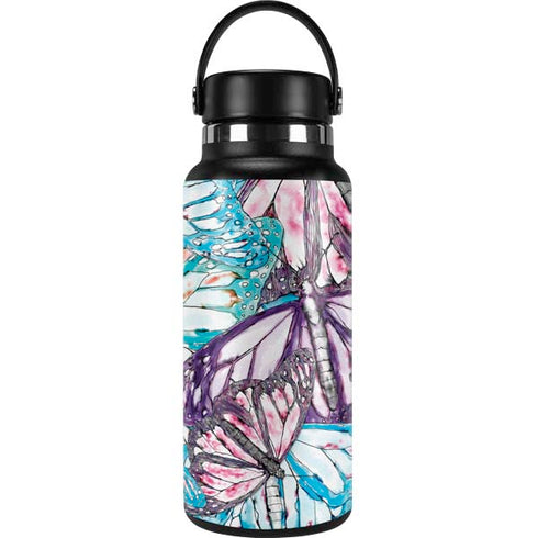 California Monarch Collage Hydro Flask 32oz Wide Mouth Skin